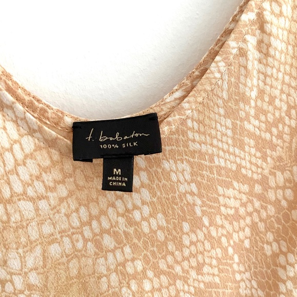 BABATON 100% silk sleeveless blouse - Picture 5 of 5